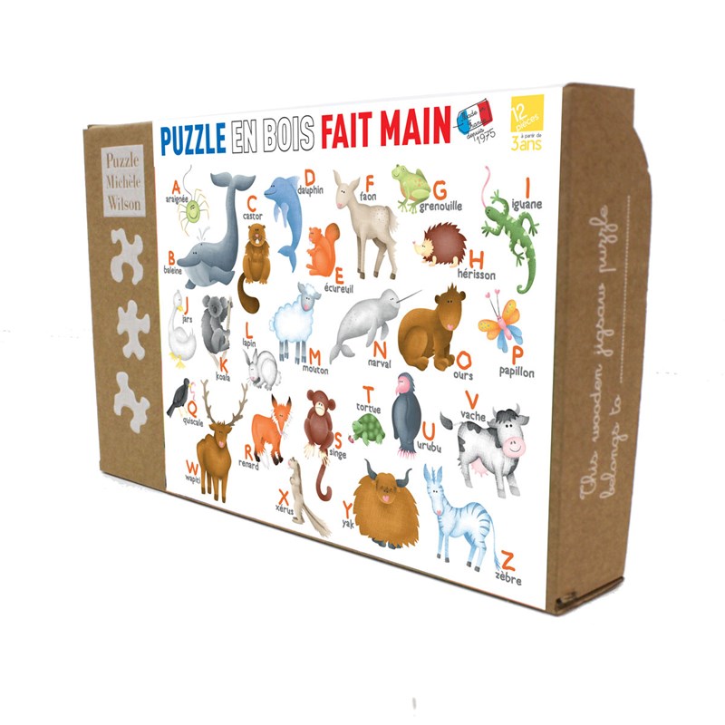 Puzzle Michèle Wilson - Puzzle - l'alphabet des animaux