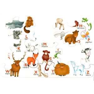 Puzzle - l'alphabet des animaux