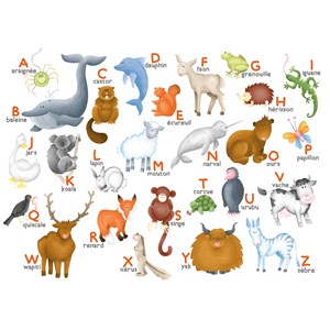 Puzzle - l'alphabet des animaux