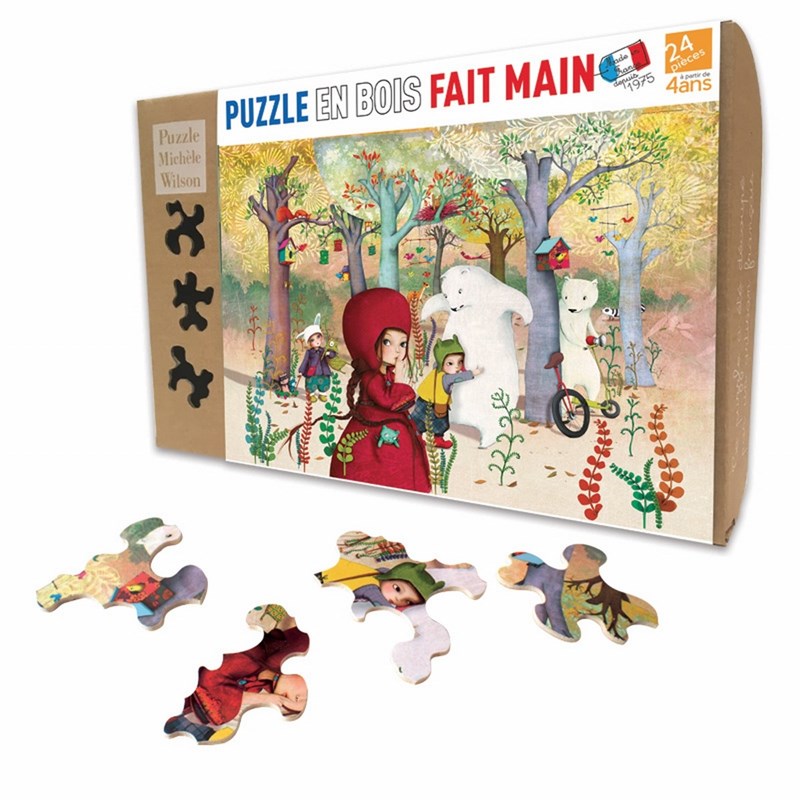 Puzzle Michèle Wilson - Puzzle - rencontre en foret