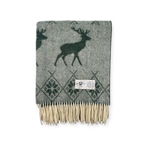 Plaid en laine réversible xmas plaids classic