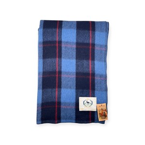 Plaid en laine tartan xl blue