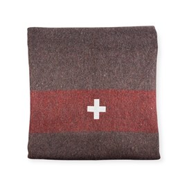 Plaid en laine tartan xl army style swiss