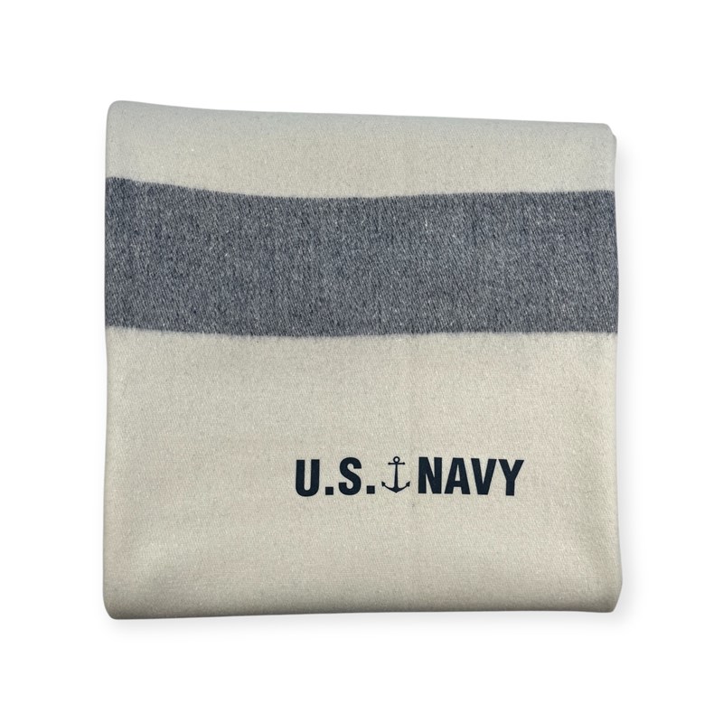 Belpo - Plaid en laine tartan xl us navy