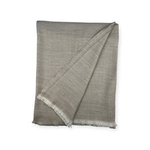 Plaids en laine d’agneau beige white