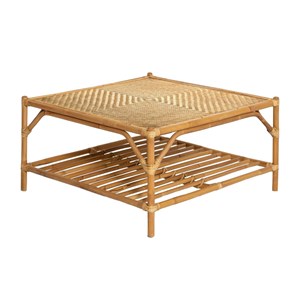 Table basse carrée en bambou célestin