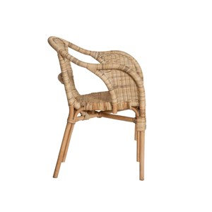 Fauteuil de jardin en rotin nohan