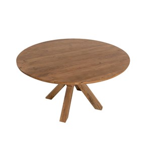 Table à manger ronde en manguier