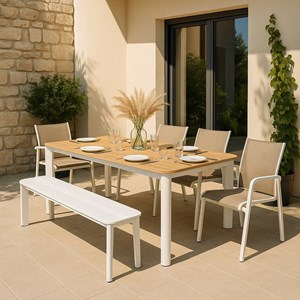 Banc blanc apollon