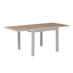 Table à manger en aluminium blanc