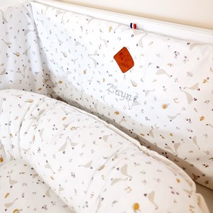 Tour de lit bébé déhoussable sidonia