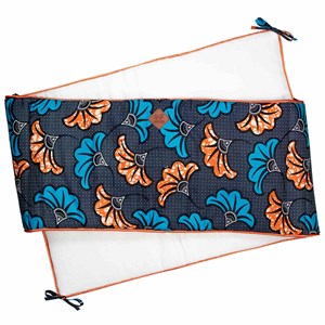 Tour de lit universel wax fleurs