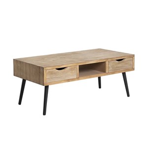 Table basse en bois de sapin natural