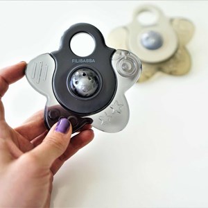 Lot de 2 anneaux de dentition rose