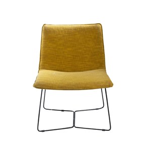 Fauteuil jaune design