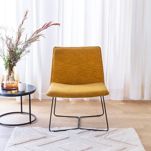 Fauteuil jaune design