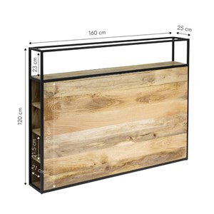 Tête de lit en manguier 160 cm armelle