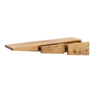 Etagère murale asymétrique en acacia