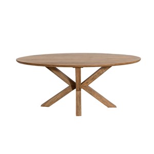 Table ovale bois de manguier