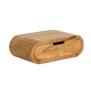 Chevet mural arrondi bois acacia