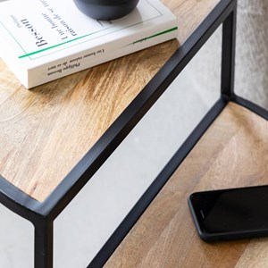 Bout canapé manguier métal