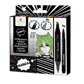 Manga - marqueurs a alcool + feutre fin