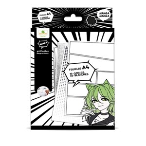 Manga - bloc de feuilles layout a4