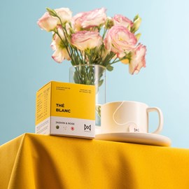 Thé blanc drainant - jasmin & rose