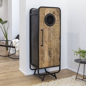 Meuble de rangement en bois de manguier