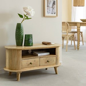 Petit meuble tv en bois de manguier