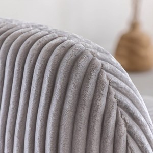 Fauteuil en velours gris