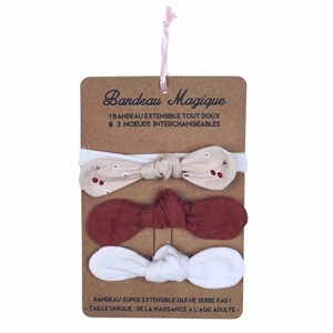 Bandeau enfant barrettes printemps