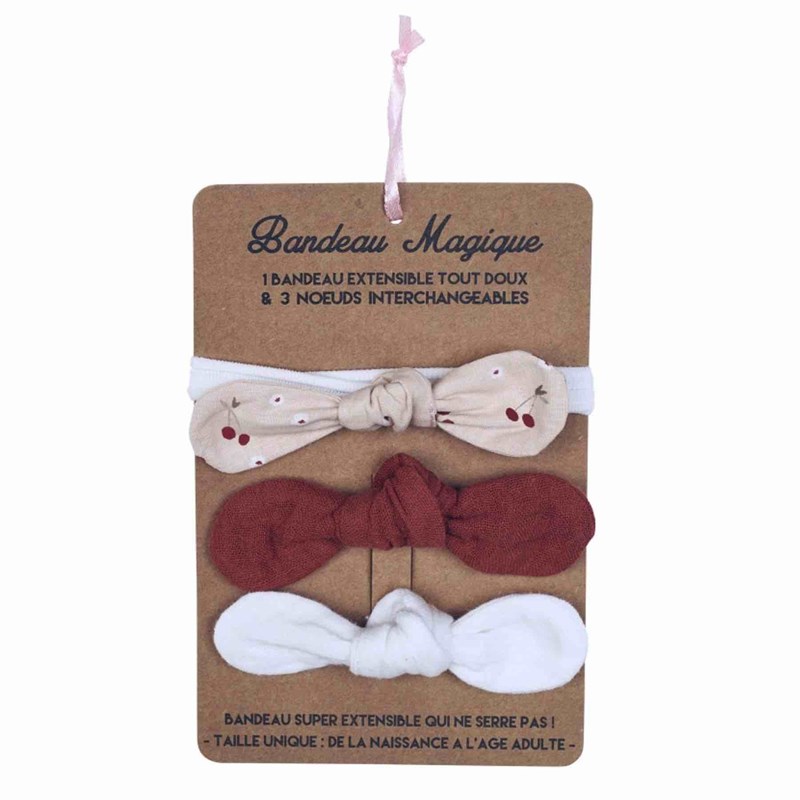 Bandeau enfant barrettes printemps