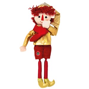 Peluche lutin de noël jouet enfant