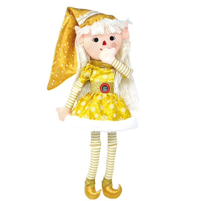 Peluche lutin noël jouet enfant ginger
