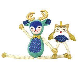 Peluche lutin noël jouet kari&buh