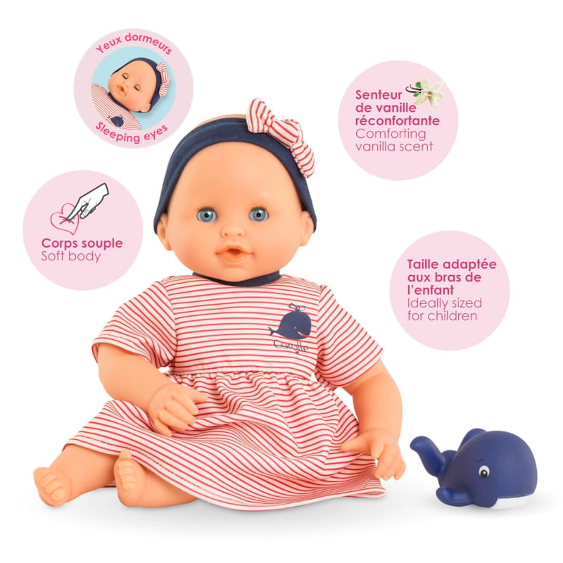 Poupon bébé bain calypso (Corolle) - Image 3
