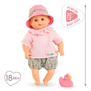 Poupon bébé bain coralie
