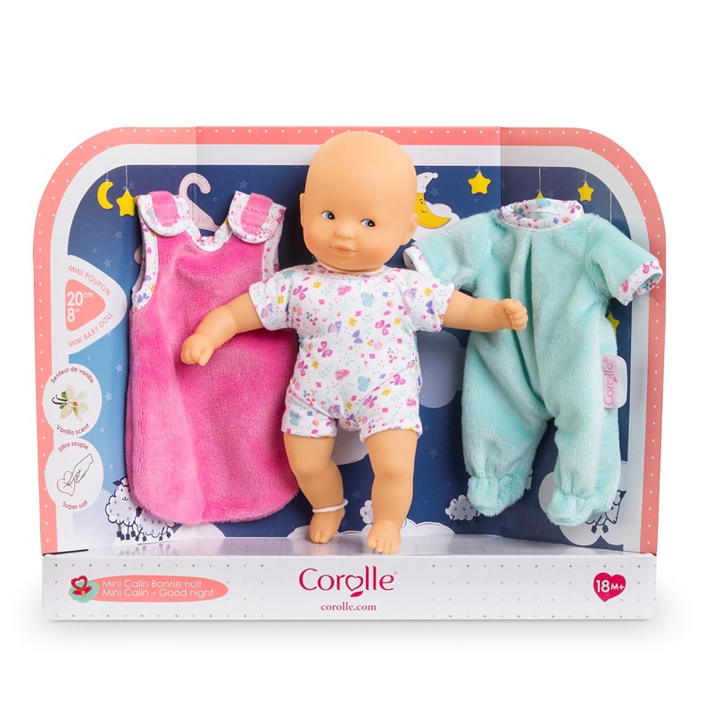 Poupon mini calin bonne nuit papillons