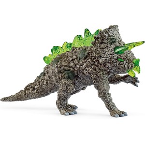 Figurine tricératops de pierre