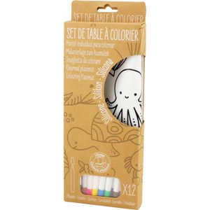 Set de table à colorier - océan