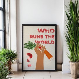 Poster - who runs the world