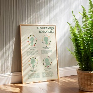 Poster - les grands botanistes