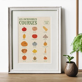 Poster - les incroyables courges