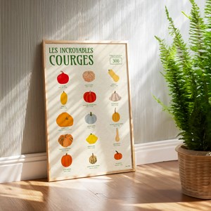 Poster - les incroyables courges