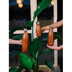 Qwetch bouteille isotherme originals Bois