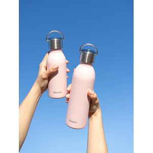 Qwetch bouteille isotherme active Rose