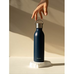Qwetch bouteille isotherme active Bleu foncé