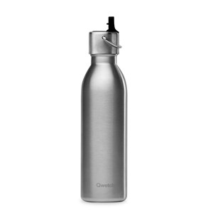 Qwetch bouteille isotherme active sport Argenté
