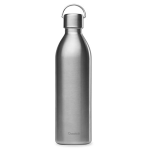 Qwetch bouteille isotherme active Argenté